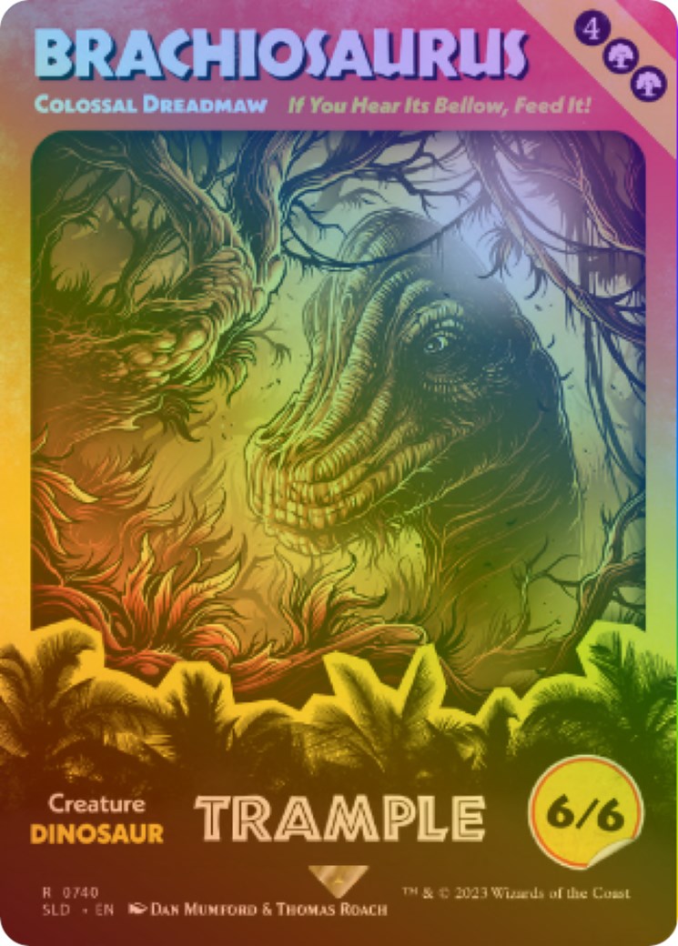 Brachiosaurus - Colossal Dreadmaw (Rainbow Foil)