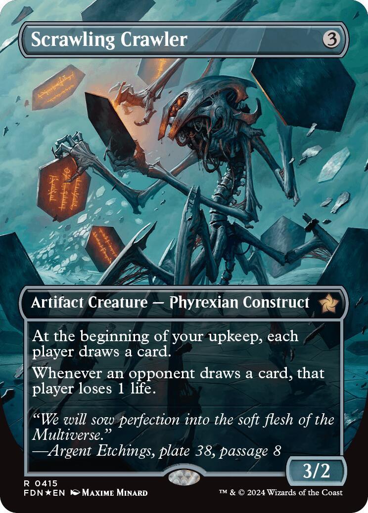 Scrawling Crawler (Borderless) (Mana Foil)
