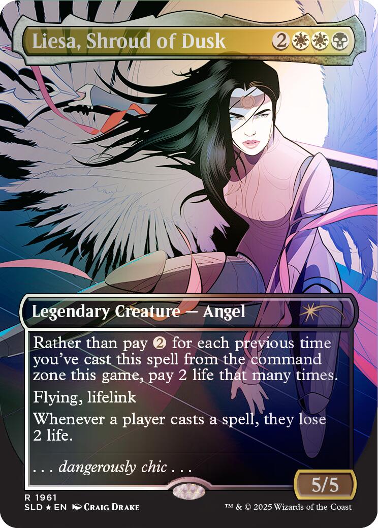 Liesa, Shroud of Dusk (Rainbow Foil)
