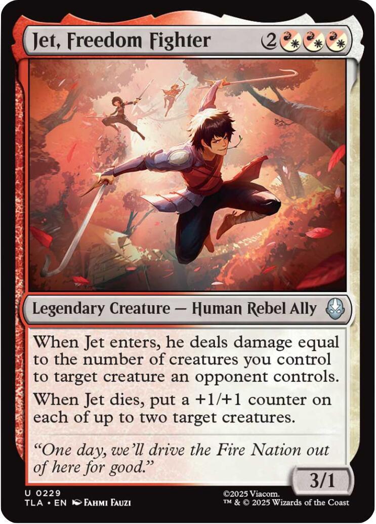 Jet, Freedom Fighter