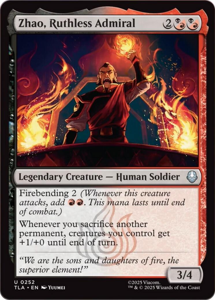 Zhao, Ruthless Admiral