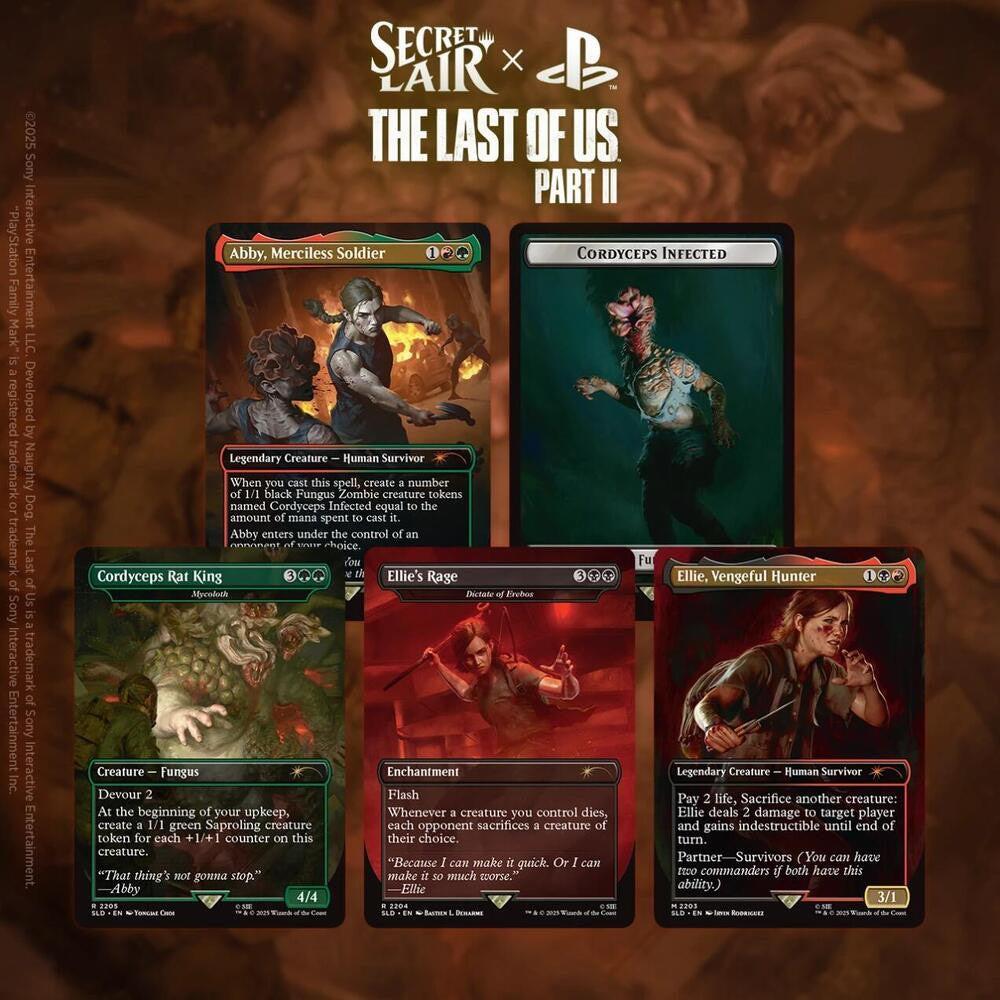 Secret Lair x The Last of Us Part II - Non-Foil Edition.