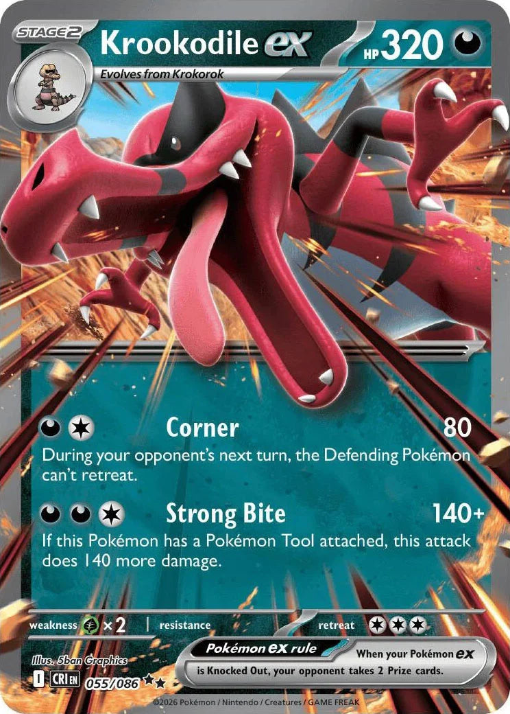 Krookodile ex [CRI - 055/086]