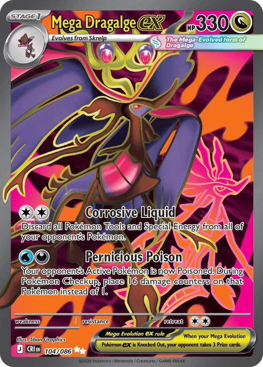 Mega Dragalge ex - 104/086 [CRI - 104/086]
