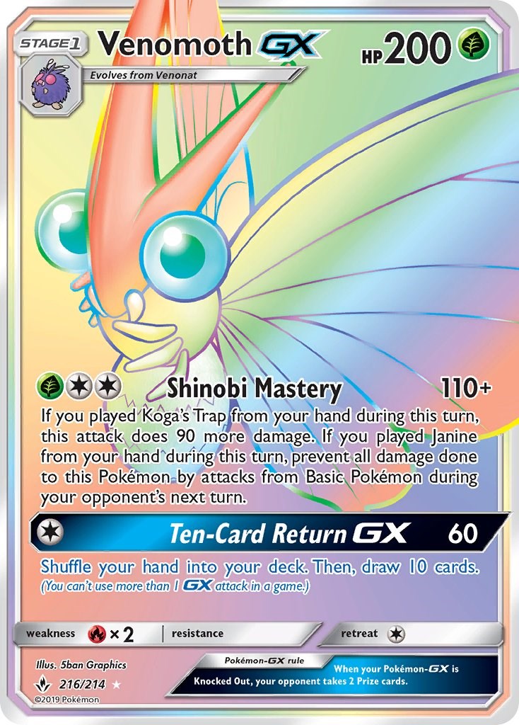 Venomoth GX (Secret)