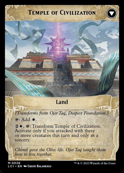 Ojer Taq, Deepest Foundation (Back)