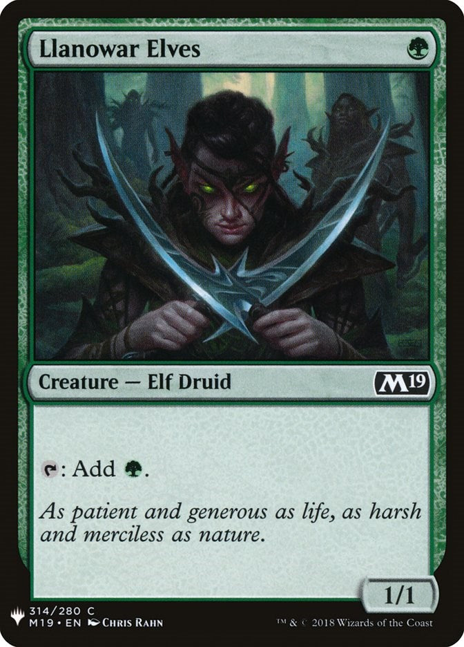 Llanowar Elves (M19)