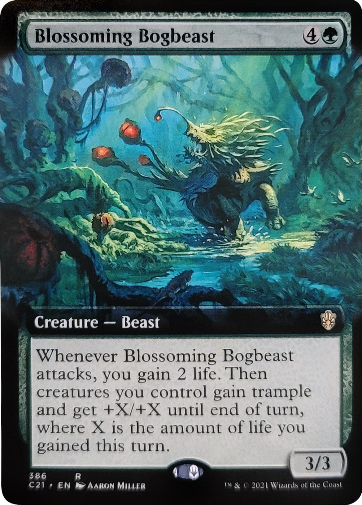 Blossoming Bogbeast (Extended Art)