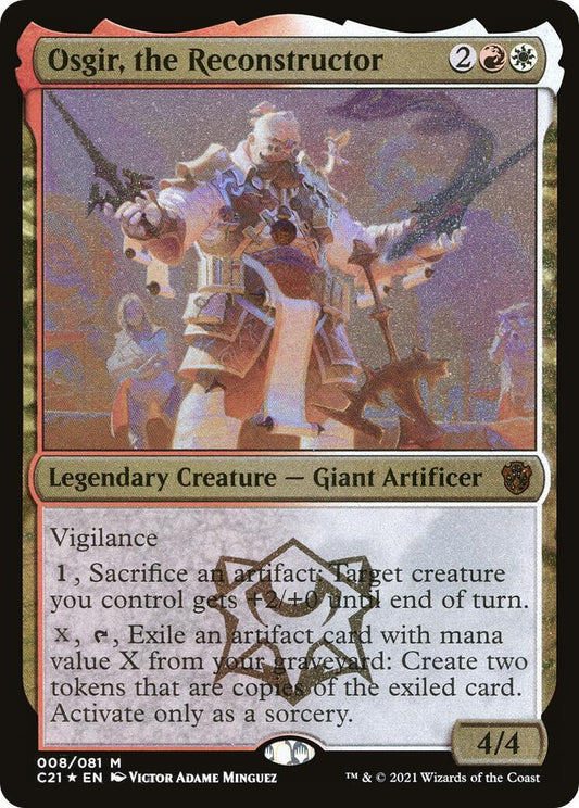Osgir, the Reconstructor (Display Commander) - Thick Stock