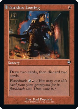Faithless Looting (Retro Frame)