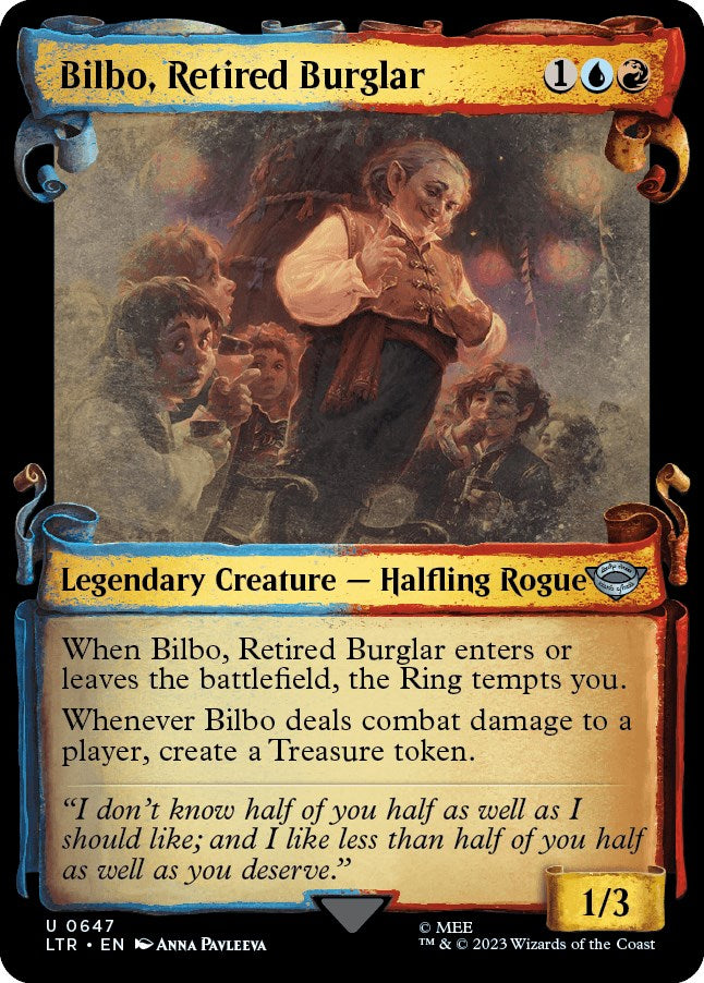 Bilbo, Retired Burglar (Showcase Scrolls)
