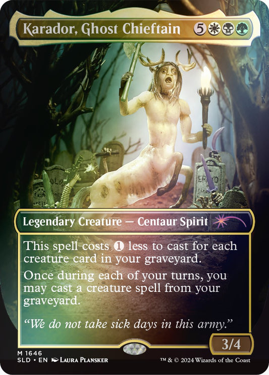 Karador, Ghost Chieftain (Rainbow Foil)