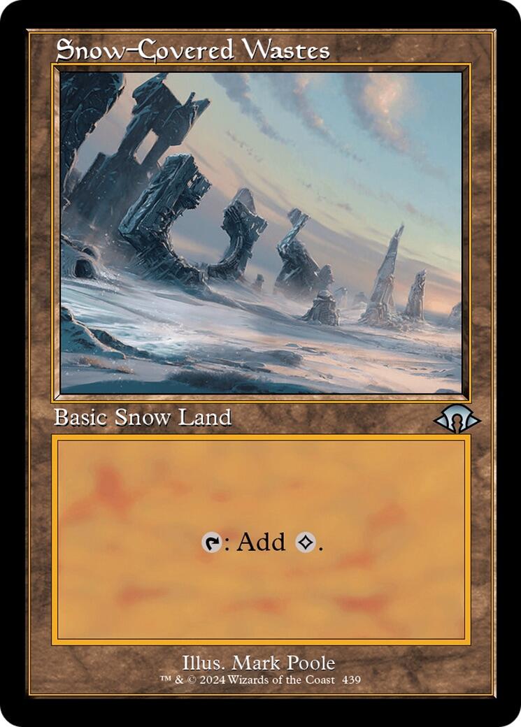 Snow-Covered Wastes (Retro Frame)