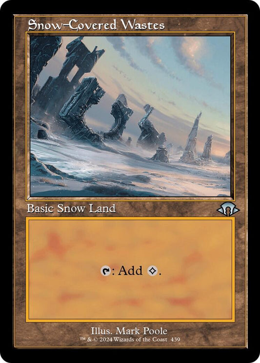 Snow-Covered Wastes (Retro Frame)