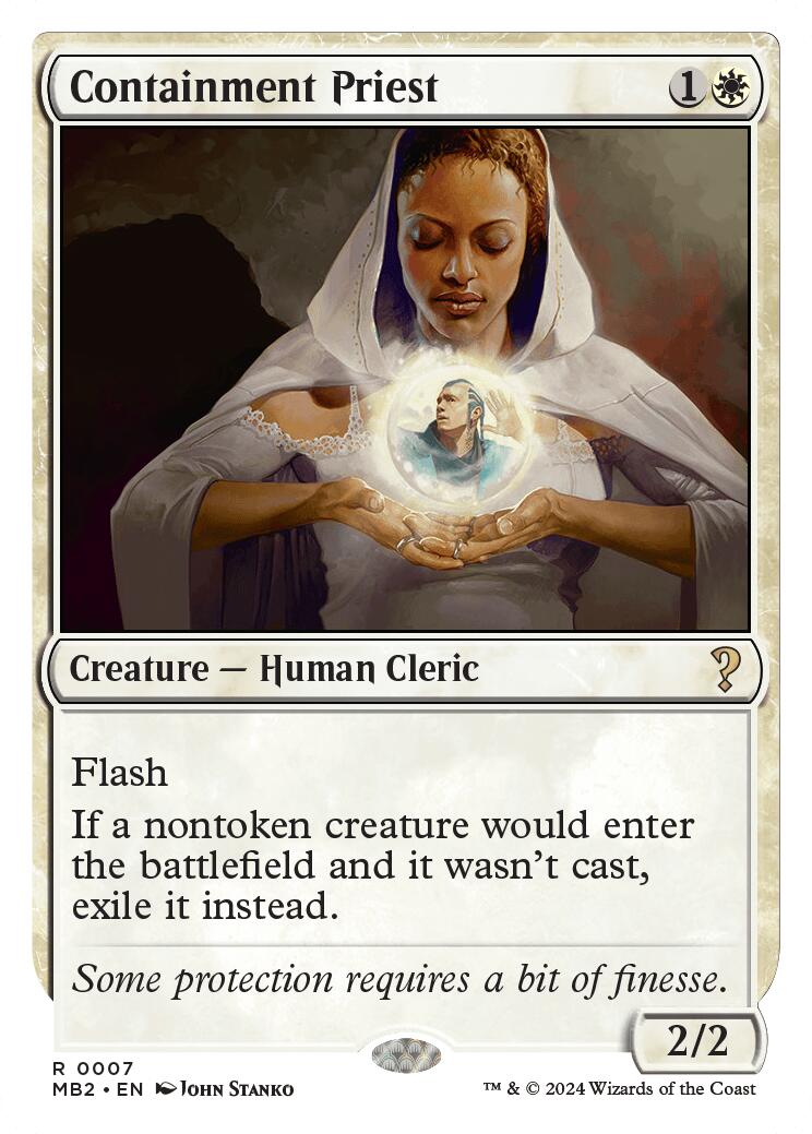 Containment Priest (White Border)
