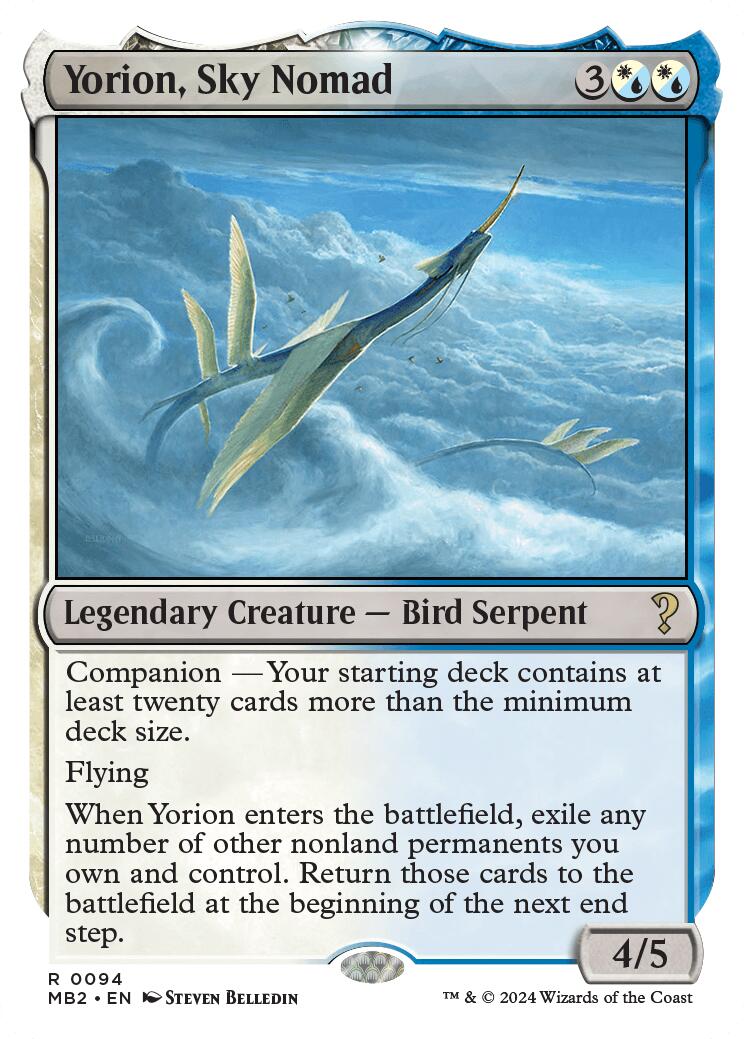 Yorion, Sky Nomad (White Border)