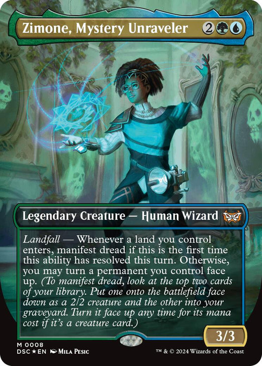 Zimone, Mystery Unraveler (Borderless)