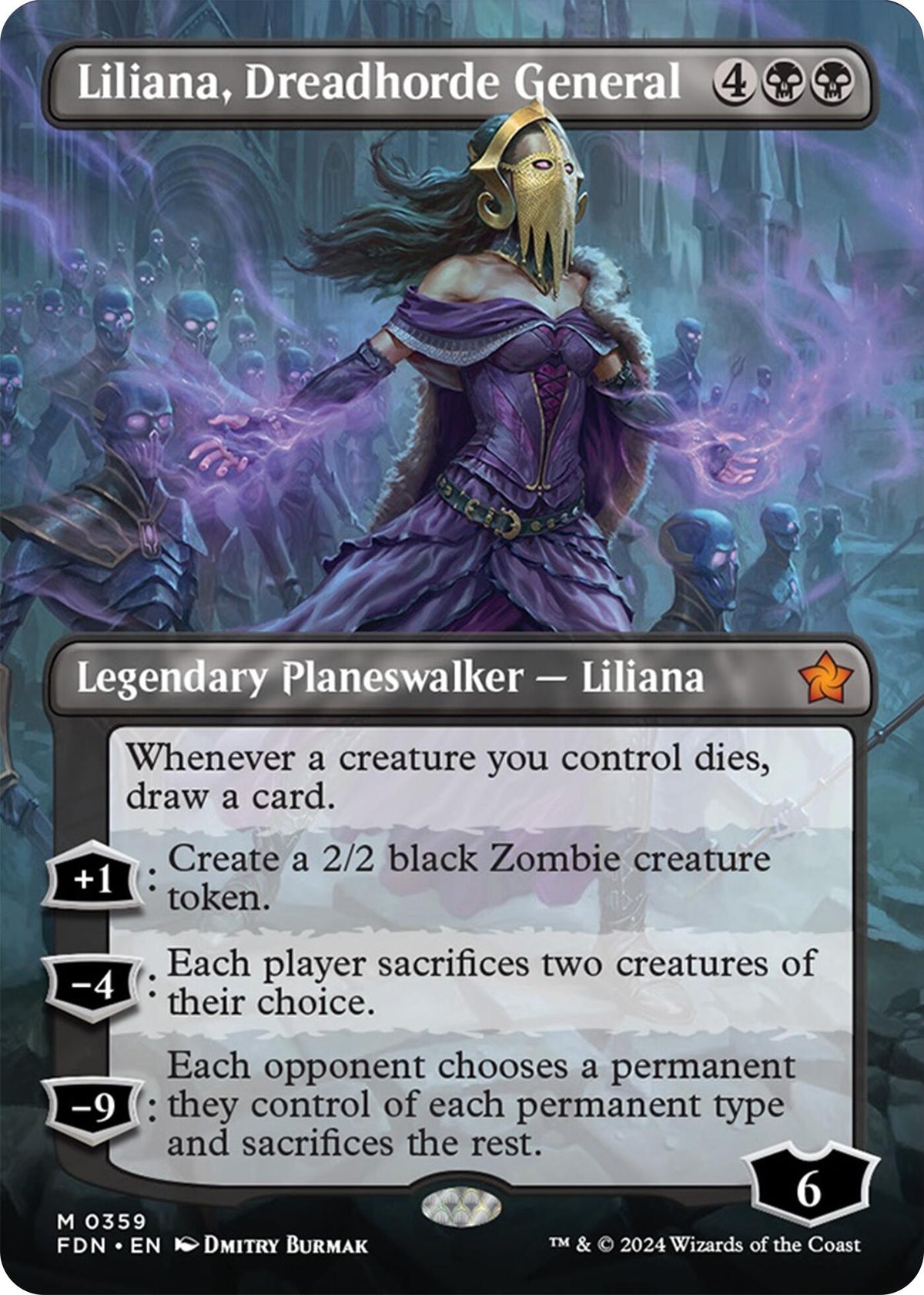 Liliana, Dreadhorde General (Borderless)