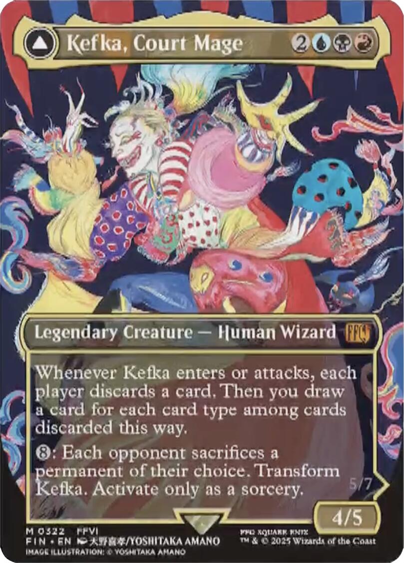 Kefka, Court Mage (0322) (Borderless)