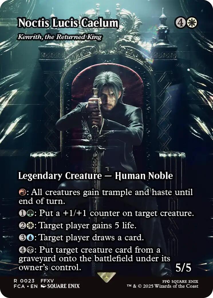 Noctis Lucis Caelum - Kenrith, the Returned King (Showcase)
