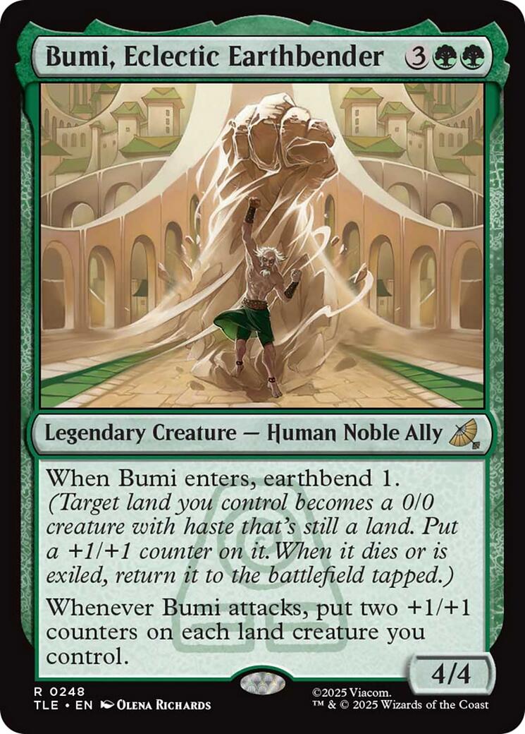 Bumi, Eclectic Earthbender