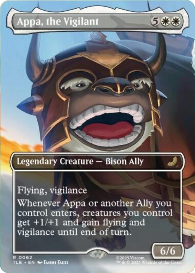 Appa, the Vigilant (Borderless)