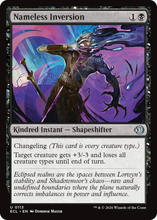 Nameless Inversion