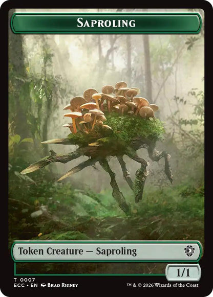 Saproling // Scarecrow Double-Sided Token