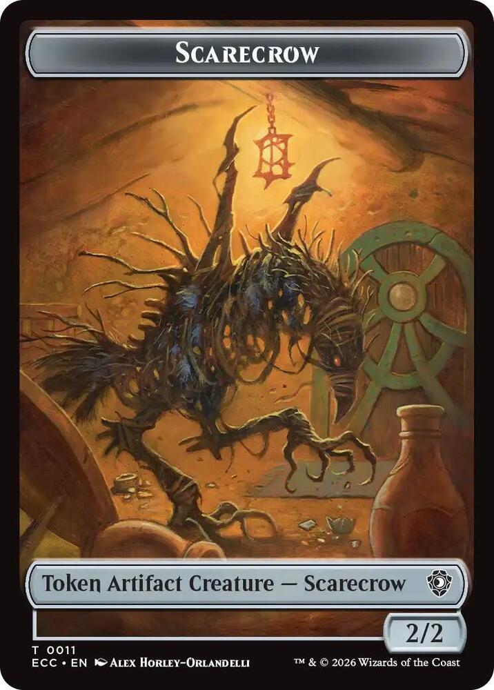 Saproling // Scarecrow Double-Sided Token (Back)