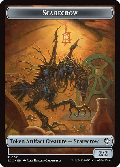 Saproling // Scarecrow Double-Sided Token (Back)