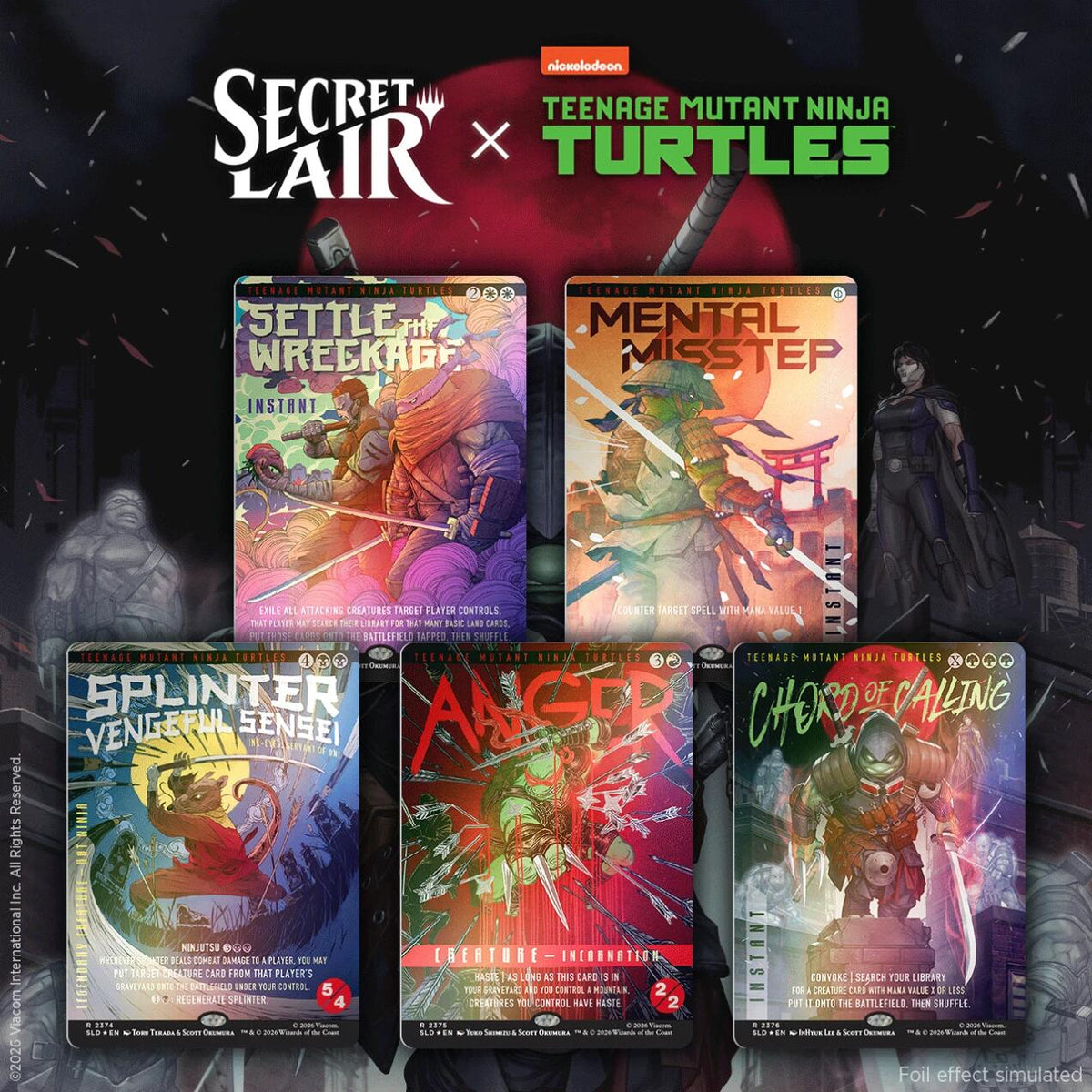 Secret Lair Drop: Secret Lair x Teenage Mutant Ninja Turtles: The Last Ronin - Traditional Foil Edition
