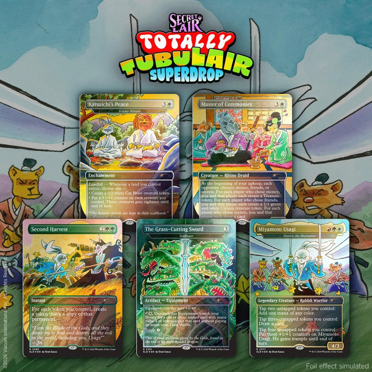 Secret Lair Drop: Featuring: Stan Sakai - Traditional Foil Edition