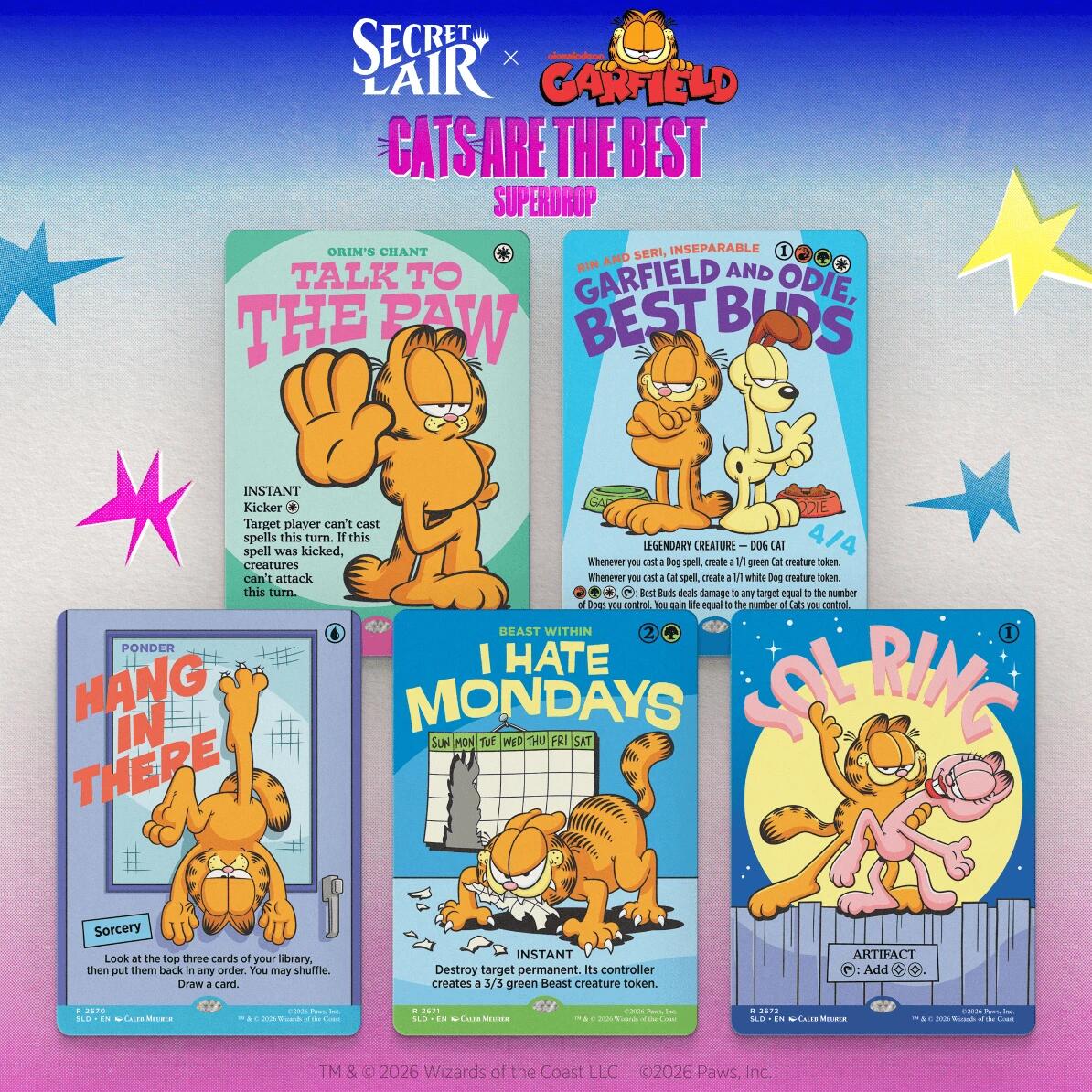 Secret Lair Drop: Secret Lair x Garfield: Motivationally Challenged - Non-Foil Edition