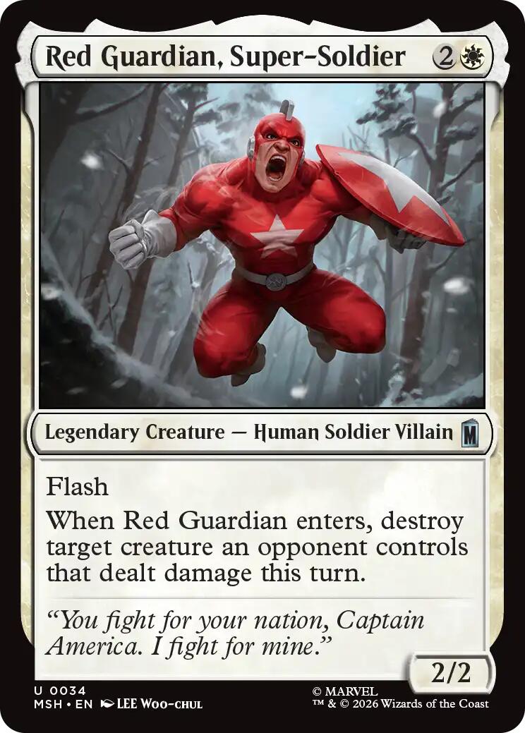 Red Guardian, Super-Soldier