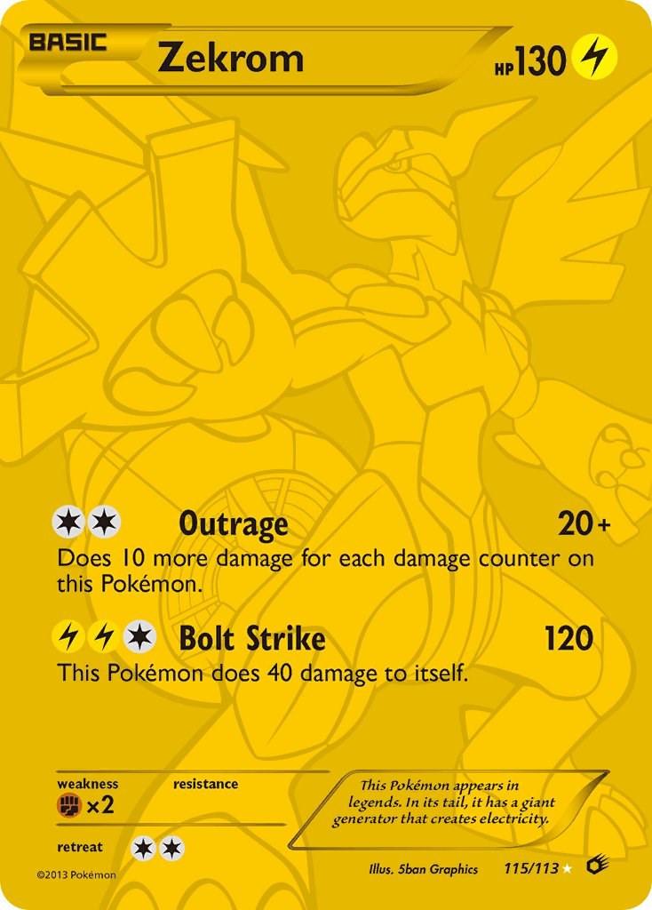 Zekrom (115 Full Art Secret Rare)