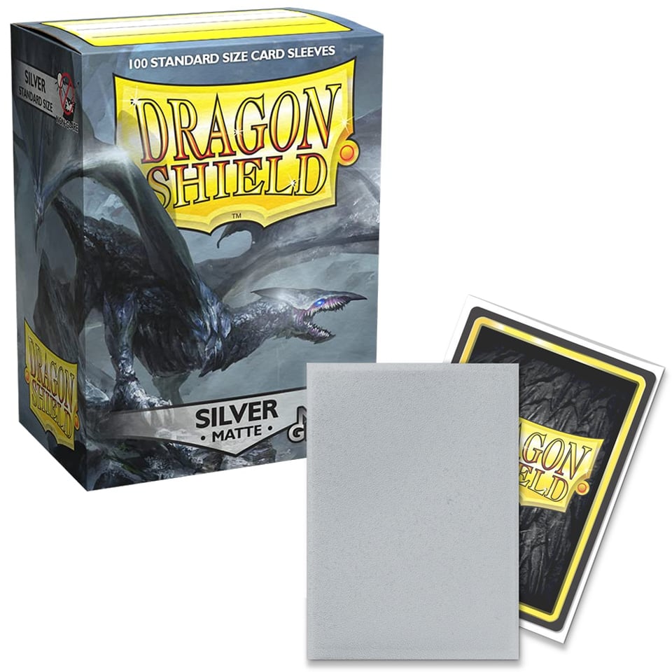 Matte Non-Glare Sleeves - Silver.