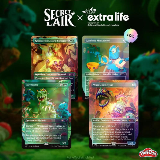 Secret Lair x Play-Doh: Squishful Thinking: Extra Life 2025 - Rainbow Foil Edition.