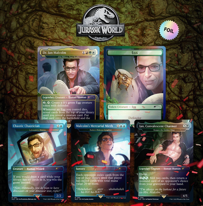 Secret Lair Drop: Secret Lair x Jurassic World: Dr. Ian Malcolm - Rainbow Foil Edition [SLD - N/A]