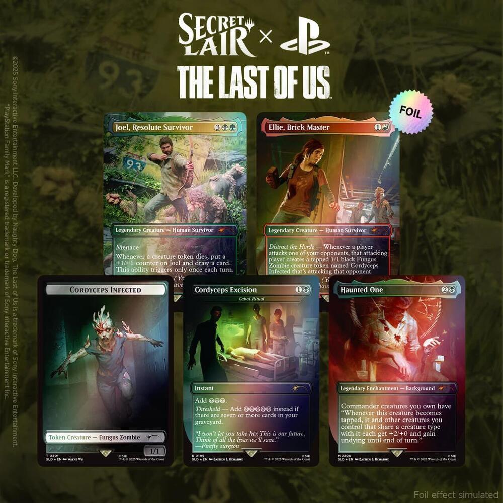 Secret Lair x The Last of Us Part I - Rainbow Foil Edition.