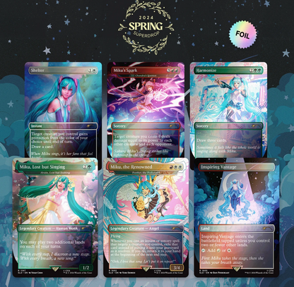 Secret Lair Drop: Secret Lair x Hatsune Miku: Sakura Superstar EN - Rainbow Foil Edition [SLD - N/A]