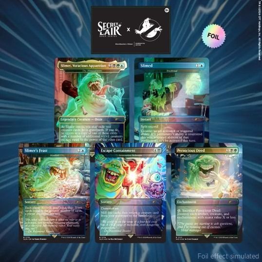 Secret Lair Drop: Secret Lair x Ghostbusters: Slimer - Rainbow Foil Edition [SLD]